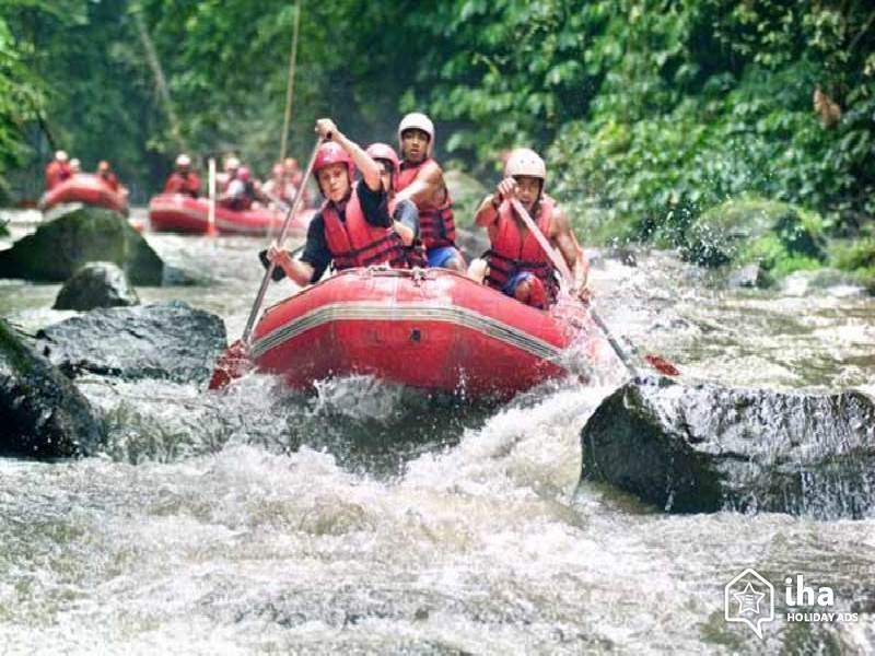 White water rafting in Bali